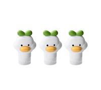 1/3 Pcs Lovely Duck Travel Bottles Set Small Bottles Empty Bottles Cosmetic Bottles Silicone Travel Containers