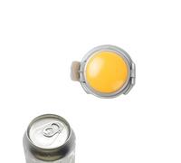 1-3 PCS Silicone Soda Can Lid Leak-proof Reusable Can Topper Sealing Cover for Cola, Beer, Carbonated Beverages Water Can Cap (1PCS yellow)