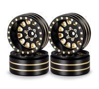 1.3" RC Beadlock Wheel Hub Rims 210g Heavy Weight for Almost All 1/24 1/18 TRX4M AXIAL SCX24 RC Crawler Car