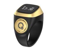 1/3 Smart Ring Counting, Tally Clicker With O-LED Display, 40MAh Prayer Smart Rings, Digital Electronic Counters, Smart Ring, Black, 18 mm, Consulte la descripción, See
