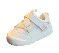 1-3 Years Baby Trainers, First Walking Shoes for Boys Girls Toddler Shoes Toddler Shoes Breathable and Non-Slip Comfortable Walking Shoes Trainers Sports Shoes Running Shoes, White, 2.5 UK Child