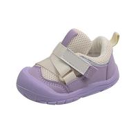1-3 Years Baby Trainers, First Walking Shoes for Boys Girls Toddler Shoes Toddler Shoes Breathable and Non-Slip Comfortable Walking Shoes Trainers Sports Shoes Running Shoes, purple, 4 UK Child