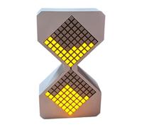 1-30 Minutes Desk Clock with 128 LED Beads and Dynamic Flows Cubes Timer Function Girl Boy Digital Timer