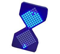 1-30 Minutes Hourglass Desk Clock With 128 LED Beads And Dynamic Flows Cubes Timer Function Girl Boy Electronic Timers Digital Timers