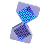 1-30 Minutes Hourglass Desk Clock With 128 LED Beads And Dynamic Flows Cubes Timer Function Girl Boy Electronic Timers Digital Timers
