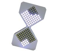 1-30 Minutes Hourglass Desk Clock With 128 LED Beads And Dynamic Flows Cubes Timer Function Girl Boy Electronic Timers Digital Timers