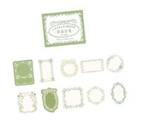 1 30 Sheets Floral Embossed Scrapbooking, Wusen Poetry Notes