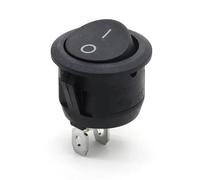 1~300pcs KCD1 LED Rocker Switch Round 2/3Pin ON-OFF-ON 2/3 Position 6A/250VAC 10A/125VAC SPST 23mm Car Push Button Switches(Beige,5 pieces)