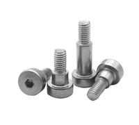 1-30pcs M2 M2.5 M3 M4 M5 M6 M8 M10 d2.5-d12 304 Stainless Steel Hexagon Hex Socket Cap Head Roller Bearing Shoulder Screw Bolt(14mm)