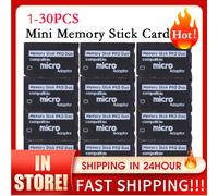 1-30PCS Support Memory Card Adapter SD Card Card To Memory Stick Adapter For PSP SD Card Card 1MB-128GB Memory Stick Pro 2 PCS