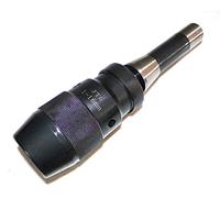 1/32"- 1/2" Self Tighten Keyless Drill Chuck JT33 High Precision with R8 Shank Adapter