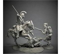 1/32 54mm Resin Model Kit French Cavalryman & Royal Highlander Unpainted