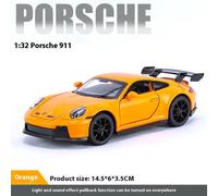 1:32 911 GT3 RS Alloy Sports Car Model Diecast Sound Light Children Toy Gift