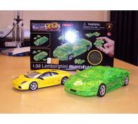 1:32 ASSEMBLED LAMBORGHINI MURCIELAGO 3D PUZZLE PLASTIC KIT & DIECAST 1:43 LAMBO