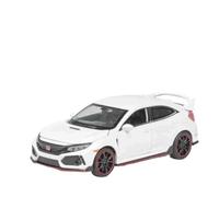 1:32 Civic Type-R Alloy Die-cast Toy Car Model With Sound And Light Effects, Suitable For Metal Car Model Ornaments(White)