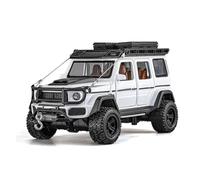 1:32 Fit for Benz G550 4x4 Off-Road SUV Alloy Die-cast Model Car not include batteries car gifts diecast model cars(White)
