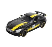 1:32 Fit for BENZ GTR AMG Sports car Diecast Metal Alloy Model Sound Light Pull Back not include batteries(YELLOW)