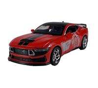 1:32 Fit for Ford for Mustang for Shelby GT500 Coupe Alloy Diecast Model Car Sound & Light Pull Back Decoration(Red)