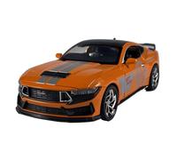 1:32 Fit for Ford for Mustang for Shelby GT500 Coupe Alloy Diecast Model Car Sound & Light Pull Back Decoration(Orange)