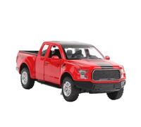 1:32 Fit for Mammoth for Raptor F150 Alloy Model Toy Sound and Light Alloy Pull Back Off-Road Pickup Model Collection not include batteries car gifts diecast model cars(Red)