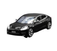 1:32 Fit for Tesla for MODEL 3 Alloy Car Model Diecasts Vehicles Toy Cars not include batteries(Blackone)