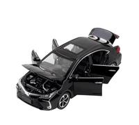 1:32 Fit for TOYOTA for Corolla Alloy Sound And Light Pull Back Door Opening Metal Car Model not include batteries(Blackone)