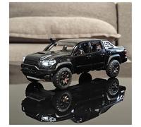 1:32 Fit for Toyota for Tacoma TRD off-road pickup truck alloy die-cast travel version sound and light model not include batteries(Blackone)