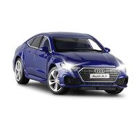 1 32 For A7 Alloy Die-casting Simulation Model Car With Sound And Light Door Can Be Opened Vehicles Kit(C)