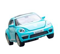 1/32 For Beetle Toy Car Model Kits High Simulation Vehicle For Boys Toys Miniature Car ornaments models(Blue)