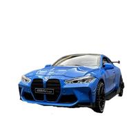 1 32 For BMW M4 Coupe Alloy Sports Car Diecasts Vehicles Metal Toy Car Model Sound Light Simulation Collection Mini Replica Toys(Blue)