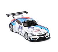 1 32 For BMW Z4 IM GT3 Le Mans Alloy Diecast Model Free Wheeling High Light Sport Racing Car Toy Mini Replica Toys