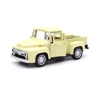 1:32 For Classic Pickups Truck Die-cast Metal Model Pull Back Festive Days Boys Collection Toy Car Simulation Vehicle Playset(White)