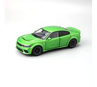 1 32 For Dodge Charger SRT Sport Car Commemorative Die-Cast Souvenir Classic Mini Model Car Mini Replica Toys(green)