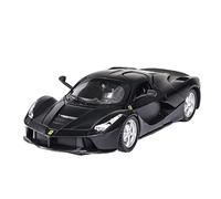 1 32 For Ferrari LaFerrari Alloy Die-casting Car Model Sound And Light Pull Back Toy Car Three Open Vehicles Kit(Black)