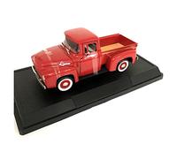 1 32 For Ford F100 1956 Pickup Truck Simulation Die Cast Car Toy Model Alloy Static Gift Display Mini Replica Toys(A)