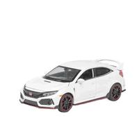 1:32 For Honda CIVIC TYPE-R Car Model Kits High Simulation Vehicle For Boys Toys Miniature Car ornaments models(White)