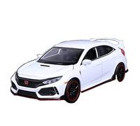 1 32 For Honda CIVIC TYPE-R Die-cast Metal Car Model Finished Car Sound And Light Toy Car Vehicles Kit(White)