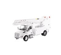 1:32 For Kenworth T380 Ladder Truck Alloy Car Model 71100 Toy Static Scale Toy White