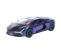 1:32 For Lamborghini Aventador SVJ With Sound Light Collective Miniature Voiture Alloy Car Model Vehicles Kit(Purple)
