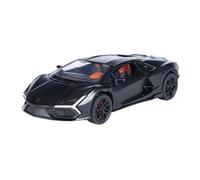 1:32 For Lamborghini Aventador SVJ With Sound Light Collective Miniature Voiture Alloy Car Model Vehicles Kit(Black)