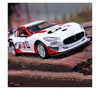 1 32 For Maserati GT4 Le Mans Zinc Alloy Racing Model Removable Toy Gift Mini Replica Toys(White)