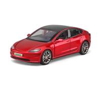 1:32 for Tesla for Model 3 Simulation Alloy Metal Casting Car not include batteries(Red)
