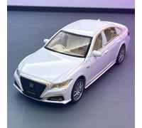 1 32 For Toyota Crown GS Car Model Alloy Simulation Toy Collection Souvenir Decorated Desk Boys For Men Motor Vehicles Toys(White)