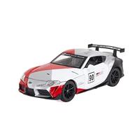 1 32 For Toyota SUPRA GT4 Zinc Alloy Die-casting Car Model Racing Toy Collection Gift Mini Replica Toys(Red)