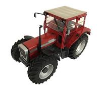 1: 32 For Tractor Agricultural Vehicle Diecast Car Simulation Alloy Model Metal Decoration Or Toy(Red)