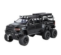 1:32 For TRX 6X6 1500 Tyrannosaurus Rex Pickup Truck Alloy Model(Black)