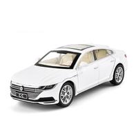 1 32 For Volkswagens CC High Simulation Diecast Metal Model Car Sound Light Pull Back Car Model Motor Vehicles Toys(D)