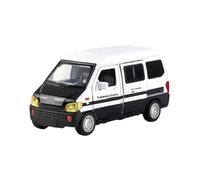 1:32 For Wuling Rongguang Van MPV Alloy Car Diecast Metal Model Sound & Light Pull Back Central Control Ornaments Hobby Vehicles Playgame Kit(White)