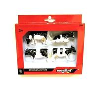 1:32 BRITAINS Accessories Cows Mucche Frisone White Black LC40961 Model