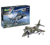 Revell Harrier GR1 Aircraft Model Kit 05690 Scale 1:32 50th Anniversary Gift Set